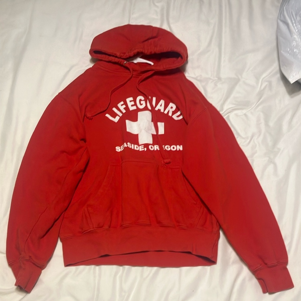 Red Lifeguard Hoodie